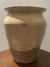 Ancien pot à graisse en terre