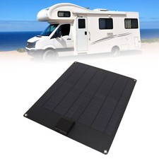 Black 20W 5V 12V Solar Panel Dual Output Monocrystalline Power Generator Panel