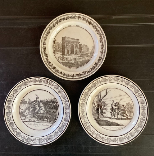 Assiettes faïence fine - 3,