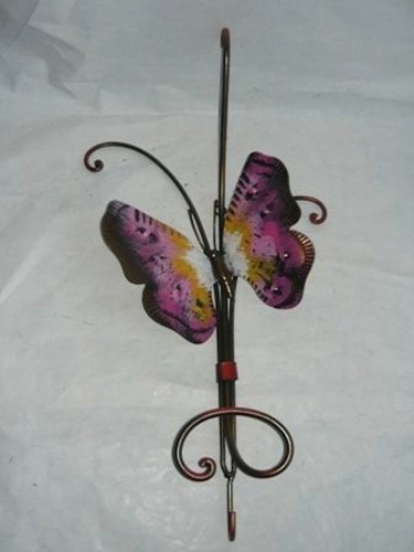 Porte manteau papillon - porte-manteau, fer