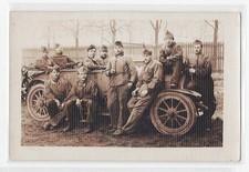 Old postcard photo group French soldiers MILITARY GENIUS Tacot 343 tool in hand 1939/45