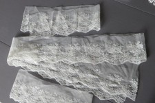 Bordure en dentelle blanche