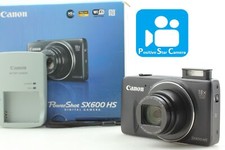 ?VIDEO?✨N MINT✨ Canon Power Shot SX600 HS Black Digital Camera From JAPAN
