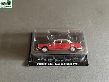 Voiture Miniature Peugeot 404 Tour de France 1968 Vélo Norev au 1/43