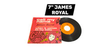 Disque 45 Tours Vinyle 7" James Royal Call my name 1967 FR Funk Soul