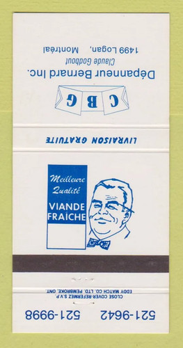 Matchbook cover depanneur - matchbook,