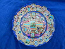 ASSIETTE / Plate - BAGUES A CIGARES / Cigars bands - TINTIN - ORIGINAL / Novel !