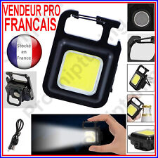 Mini lampe de poche torche à LED ultra puissante rechargeable éclairage blanc