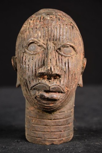 Bronze ancienne tête ife - tête,