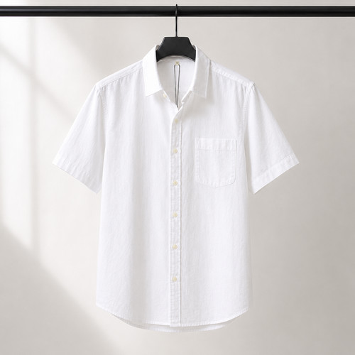 Chemise homme blanche lin - chemise,