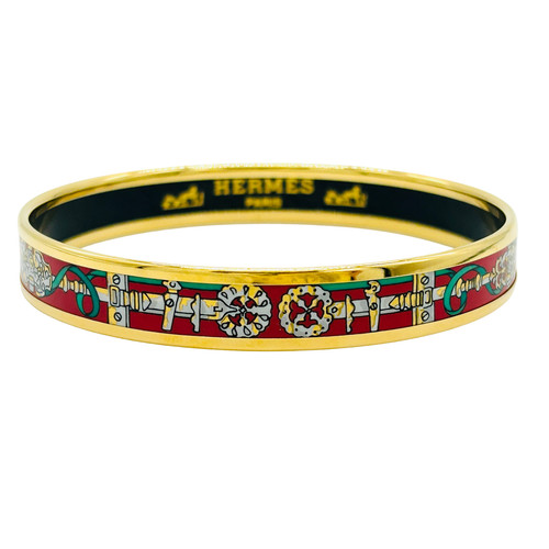 Bracelet hermès émaillé - hermès, pm