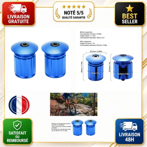 Embouts guidon vélo - guidon,