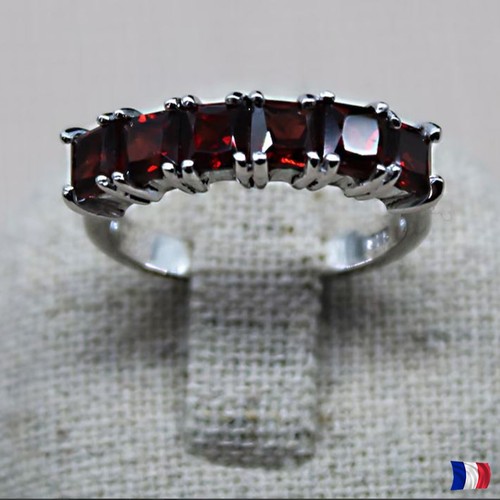 Bague argent 925 sertie 6 - 925, de