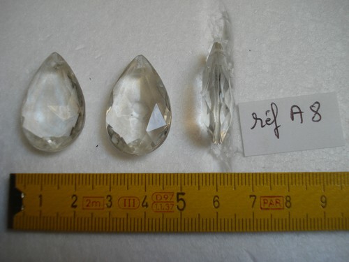Pampilles lustre verre - de, en