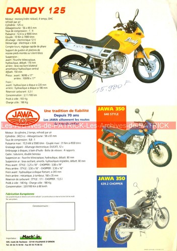 Jawa 125 dandy 350 style - 125,