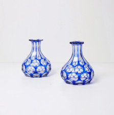 paire VASE cristal MILLEFIORI