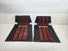 VW Volkswagen Rabbit Mk1 RED Front Floor Mats Pair Left & Right Set OEM