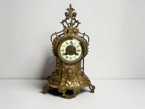Pendule cartel bronze - pendule, en