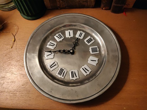 Horloge étain - horloge,