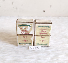 Vintage Ephedrine Hydrochloride MERCK Germany Cardboard Box Empty 2 Pcs CB873