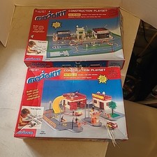 Majorette Airport And Firehouse Majokit Playset Vintage in Open Box Used Model