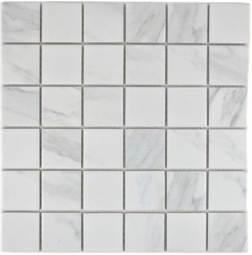 Mosaïque céramique blanc
