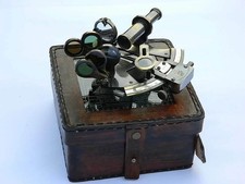 Sextant nautique ancien laiton