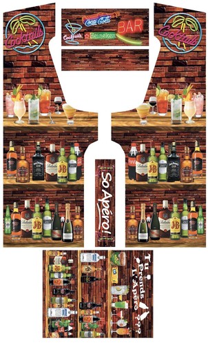Stickers apero borne arcade - , d'arcade