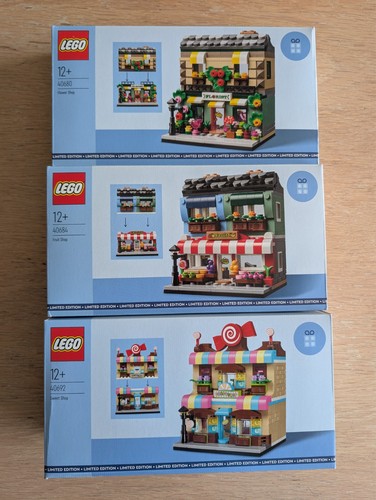 Lot lego gwp 40680 - 40684, et