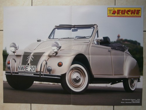 Poster citroën 2cv - poster, /