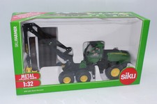 SIKU 4059 John Deere Abatteuse 1:3 2 Neuf Emballage D'Origine + Baumstämme