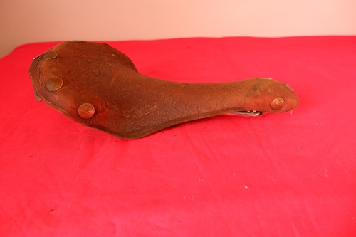 Vintage brooks leather sadle - vintage,