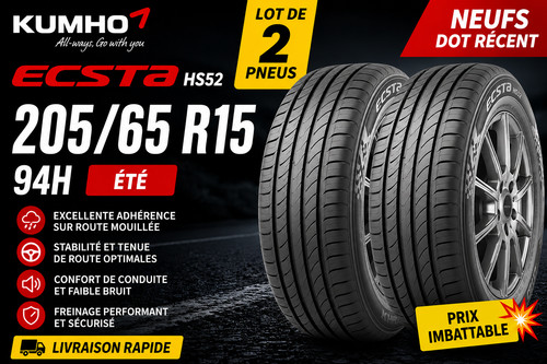 Pneus kumho ecsta hs52 - 2,