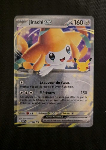 Carte pokémon jirachi - pokémon,
