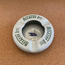 Belgian Line Maritime Belge Porcelain Ashtray