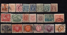  lot 21 timbres Pologne 1918