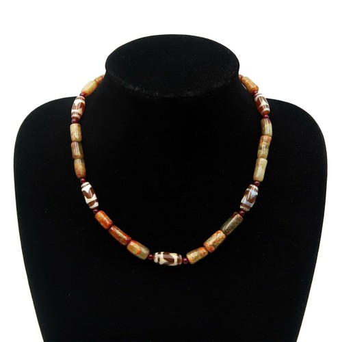Collier bouddhiste dzi tigre - bouddhiste,