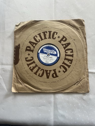 Disques tours pacific - 78,