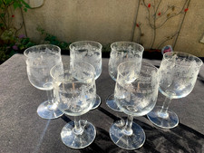 6 Anciens Verres à Eau