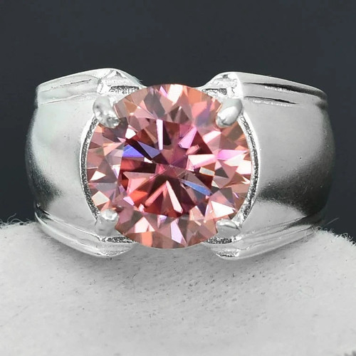 Bague solitaire pour homme - , en