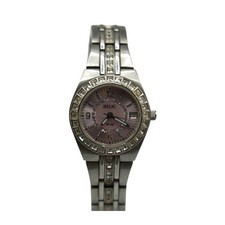 Relic By Fossil Femmes Queen's Court Acier Inoxydable Rose Montre Quartz