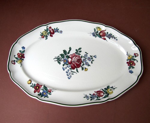 Plat ovale service vieux - 30,