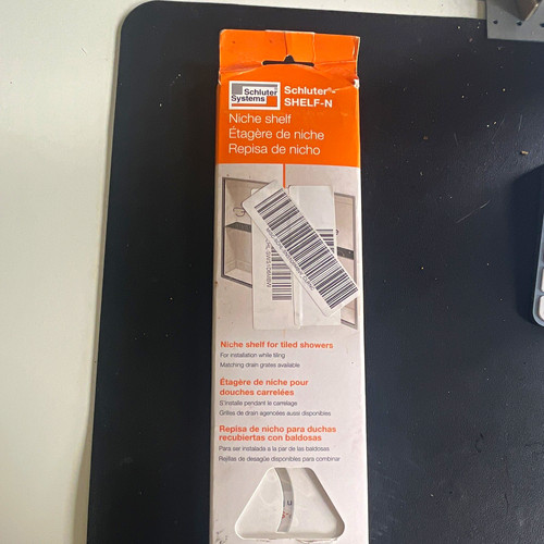Schluter systems niche shelf - systems,