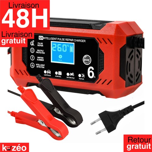 Chargeur batterie 6 a - chargeur, 12