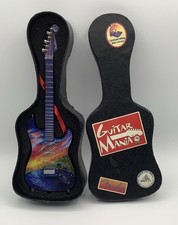 Autographed Guitar Mania Fender Mini Guitar w/Box Westland Giftware 10” 2004