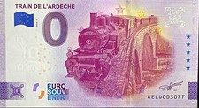 BILLET 0 EURO TRAIN DE L'ARDECHE  FRANCE  2024 NUMERO DIVERS