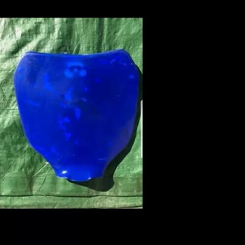 Ensemble plastiques bleus