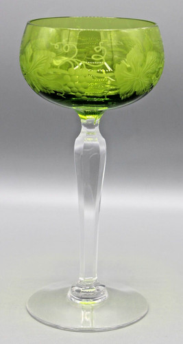 Beau verre sur pied cristal - sur, en