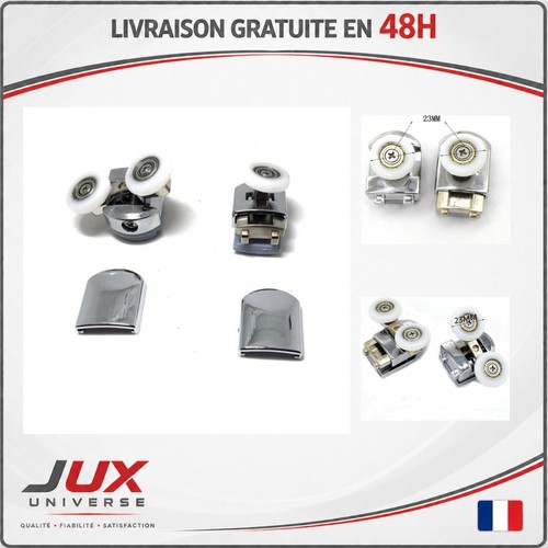 Roulettes porte douche - roulettes,