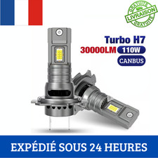KIT 2x AMPOULES LED H7 CSP 7035 1:1 CANBUS ANTI ERREUR 110W 30000LM AUTO MOTO